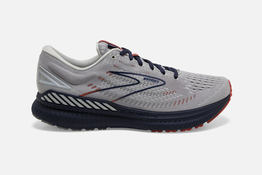 Brooks Glycerin Gts 19 Road Loopschoenen Heren - Grijs/Zwart - 257618DZI